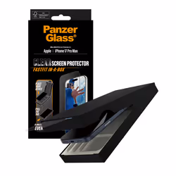 PanzerGlass ® Screen Protector w. Black Frame iPhone 17 Pro Max | Ultra-Wide Fit w. FASTFIT IN-A-BOX Protection d'écran transparent Apple 1 pièce(s) - Vue supplémentaire 5