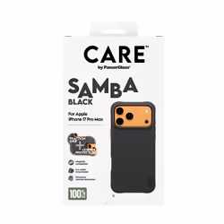PanzerGlass CARE™ by ® Samba Case Black w. MagSafe iPhone 17 Pro Max coque de protection pour téléphones portables Housse Noir - Vue supplémentaire 3