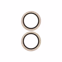 PanzerGlass ® Hoops® Glitter Gold Camera Lens Protector iPhone 17 | iPhone 16 | 16 Plus Protection d'écran transparent Apple 1 pièce(s) - Vue supplémentaire 4