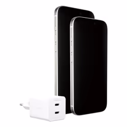 PanzerGlass empower™ by ® Turbo 45W Charger incl. 2 x USB-C | EU Plug | Silver White Smartphone Blanc Secteur Intérieure - Vue supplémentaire 4