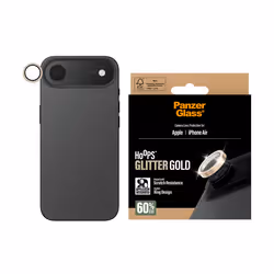 PanzerGlass ® Hoops® Glitter Gold Camera Lens Protector iPhone Air Protection d'écran transparent Apple 1 pièce(s) - Vue supplémentaire 2