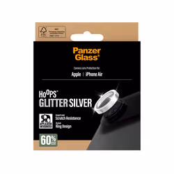 PanzerGlass ® Hoops® Glitter Silver Camera Lens Protector iPhone Air Protection d'écran transparent Apple 1 pièce(s) - Vue supplémentaire 3