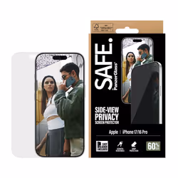 PanzerGlass SAFE. by ® Privacy Screen Protector iPhone 17 | iPhone 16 Pro | Ultra-Wide Fit w. EasyAligner Protection d'écran transparent Apple 1 pièce(s) - Vue supplémentaire 2