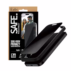 PanzerGlass SAFE. by ® Privacy Screen Protector iPhone 17 | iPhone 16 Pro | Ultra-Wide Fit w. EasyAligner Protection d'écran transparent Apple 1 pièce(s) - Vue supplémentaire 6