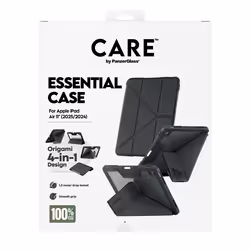 PanzerGlass CARE™ by Essential Case Black iPad Air 11" (2024-2026) coque de protection pour téléphones portables Housse Noir - Vue supplémentaire 3