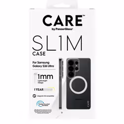 PanzerGlass CARE™ by ® SL1M Case Transparent w. Qi Samsung Galaxy S26 Ultra coque de protection pour téléphones portables 17,5 cm (6.9") Housse - Vue supplémentaire 3