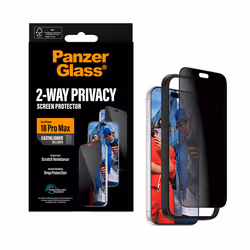 PanzerGlass ® 2-Way Privacy Screen Protector iPhone 2026 Pro Max | Ultra-Wide Fit w. EasyAligner Protection d'écran transparent 1 pièce(s) - Vue supplémentaire 6