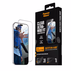 PanzerGlass ® Screen Protector iPhone 2026 Pro Max | 17 Pro Max | Ultra-Wide Fit w. FASTFIT IN-A-BOX Protection d'écran transparent 1 pièce(s) - Vue supplémentaire 6