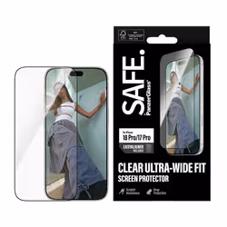 PanzerGlass SAFE. by ® Screen Protector iPhone 2026 Pro | 17 Pro | Ultra-Wide Fit w. EasyAligner Protection d'écran transparent 1 pièce(s) - Vue supplémentaire 2