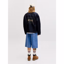 Jack & Jones 12278463_3561_1190145_XS short Unisexe Bleu - Vue supplémentaire 2