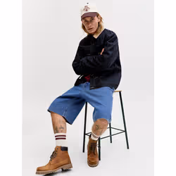 Jack & Jones 12278463_3561_1190145_M short Unisexe Bleu - Vue supplémentaire 8