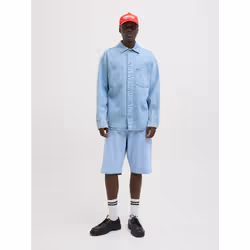 Jack & Jones 12278463_3561_1190143_L short Unisexe Bleu - Vue supplémentaire 5