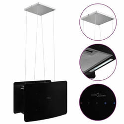 (Promotion octo)Hotte suspendue Hotte aspirante à LCD tactile Verre trempé 636273