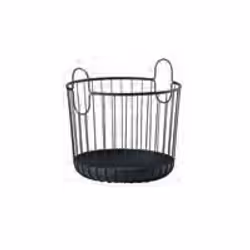 Zone Denmark 10550, Noir, Métal, Panier, Monochromatique, Intérieure, Rond