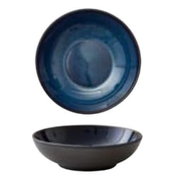 BITZ 11193 bol Bol à pâte Rond Grès Noir, Bleu 6 pièce(s)