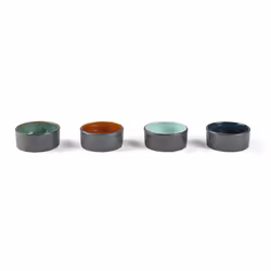 BITZ 11950, Plateau de service, Grès, Couleurs assorties, Rond, 7,5 cm, 4 pièce(s)