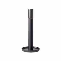BITZ 12504, Support de papier toilette sur table, Noir, Grès, Rond, 1 pièce(s), 130 mm