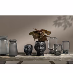 Villa Collection Vases vase Autres Grès Noir