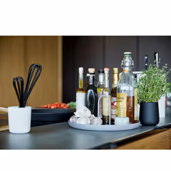 Zone Denmark 24379 plateau repas Rond Gris