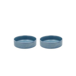 Villa Collection 24591 bol Ensemble de bols 0,45 L Rond Porcelaine Bleu 2 pièce(s)