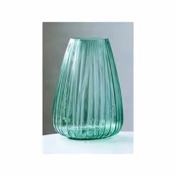BITZ 25342, Vase rond, Verre, Vert, Table, 220 mm
