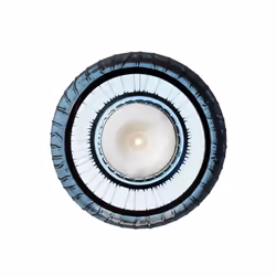 BITZ 25593 bougeoir Verre Bleu