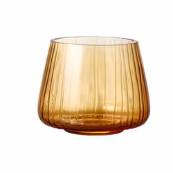 BITZ 25594 bougeoir Verre Ambre