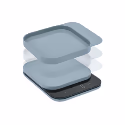 Rosti 25685 escabeaux de cuisine Bleu Comptoir Carré Balance de ménage électronique
