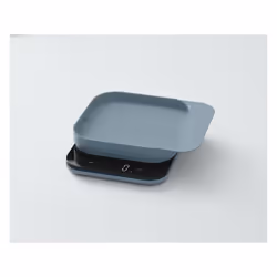 Rosti 25685 escabeaux de cuisine Bleu Comptoir Carré Balance de ménage électronique
