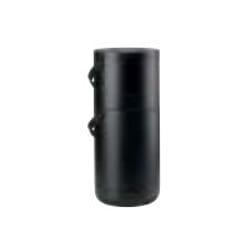 Zone Denmark 26521 poubelle Rond ABS, Métal Noir