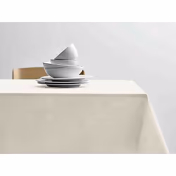 Södahl 27211, Rectangulaire, Écru, Lin, Nappe de table, Lavage en machine, 40 °C