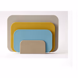 Rosti 27826, Rectangulaire, Multicolore, Monochromatique, 3 pièce(s)