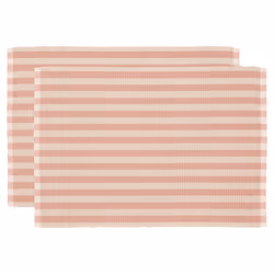 Södahl 28574, Rectangle, Rose, Motif, Coton, Jute, Motif à rayure, Garçon/Fille