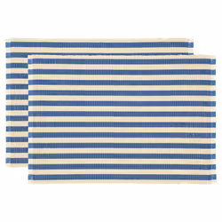 Södahl 28575, Rectangle, Bleu, Motif, Coton, Jute, Motif à rayure, Garçon/Fille