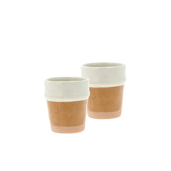 Villa Collection Evig Tasse Ambre, Crème Espresso 2 pièce(s)