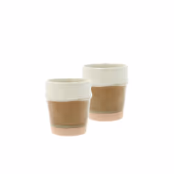Villa Collection Evig, Régler, 0,1 L, Marron, Crème, Porcelaine, Tasse, Espresso