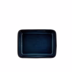 BITZ 29836 bol Bol à pâte Rectangle Grès Noir, Bleu