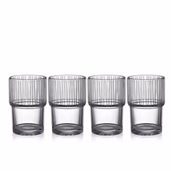 BITZ 30674, Transparent, Verre, Rond, 4 pièce(s), 380 ml, 125 mm