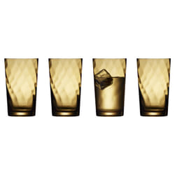 Lyngby Glas 31722 verre à eau Ambre 4 pièce(s) 450 ml