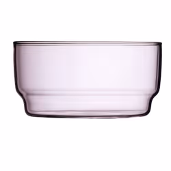 Lyngby Glas 32369 bol Bol à dessert 0,5 L Rond Verre Rose 2 pièce(s)