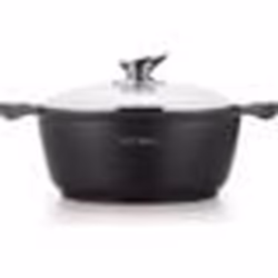 Faitout en fonte 24 cm Noir Royalty Line RLBS24M - TU