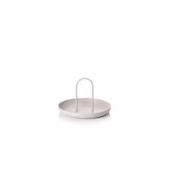 Zone Denmark 331952, Plateau de service classique, Rond, Métal, Gris, 200 mm, 130 mm