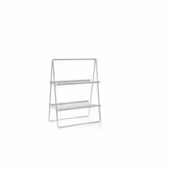 Zone Denmark A-Table, Ouvert, Gris, 2 étagères, Soft Grey, 530 mm, 750 mm