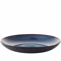 BITZ 821187, Plat de service, Grès, Noir, Bleu, Rond, 40 cm