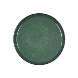BITZ 821254 Plat de service Grès Vert Rond Assiette de service