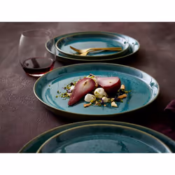 BITZ 821257 assiette Assiette de dîner Rond Grès Vert