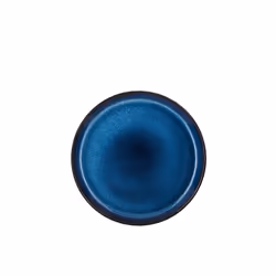 BITZ 821258, Assiette de dîner, Rond, Grès, Noir, Bleu, 21 cm, 20 mm
