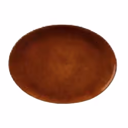 BITZ 821287, Assiette de service, Grès, Noir, Ovale, 340 mm, 450 mm