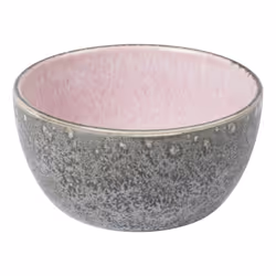 BITZ 821352, Bol à en-cas, Rond, Grès, Gris, Rose, -20 °C, 220 °C