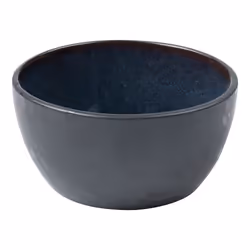 BITZ 821354, Bol à en-cas, Rond, Grès, Bleu, Mat, Personnel